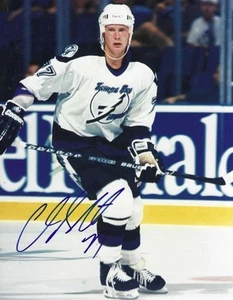 Signed  8x10 CHRIS GRATTON Tampa Bay Lightning Autographed Photo - COA - Picture 1 of 1