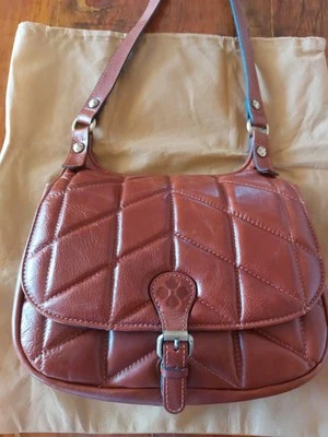 Patricia Nash 绗缝皮革伦敦马鞍斜挎包  — 第 1/4 张图片