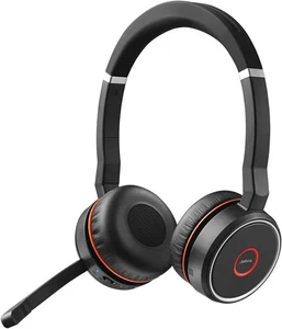 ✅ Jabra Evolve 75 SE Wireless Bluetooth Headset - Active Noise Cancellation ✅ - Afbeelding 1 van 4