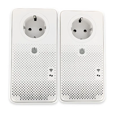 Powerline Starter 2Set  KIT PLC 1.000 MBit/s LAN ✅ 1.200 MBit/s D-LAN WIFI WLAN✅ - Bild 1 von 4