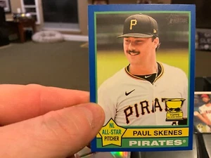 2025 Topps Heritage Dark Blue Bordered Rookie RC #60 PAUL SKENES low shipping - Bild 1 von 1