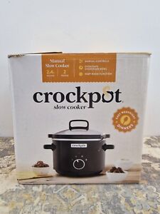 Crock-Pot 2.4 L Electric Programmable Slow Cooker - Black