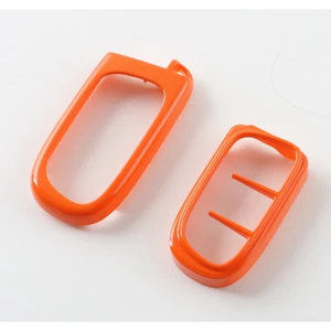 ABS Car Key Covers Trim-Orange for Jeep Cherokee 2014 2015 2016 2017 2018 2019 - Picture 1 of 8