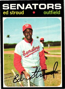 1971 Topps Set Break #217 Ed Stroud VGEX - Free shipping 