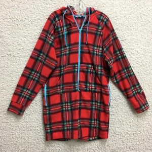 Chubbies One Piece Medium Adult Red The Festivus Chubsie Full Zip Hooded Mens M - Picture 1 of 18