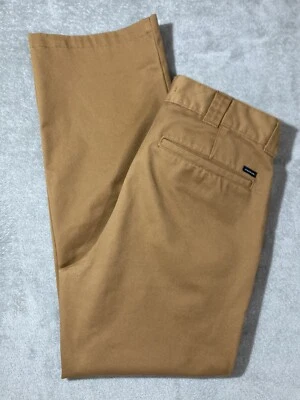 Pantalones chinos Pacsun rectos frente plano caqui talla 32x29 gruesos Foto 1 de 4