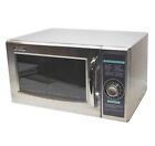 Sharp R-21LCFS Commercial Microwave Oven 1000-Watt Dial Stainless Steel