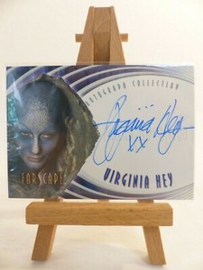 Farscape Season 2 Autograph Card Auto A7 Virginia Hey as Pa'u Zotoh Zhaan