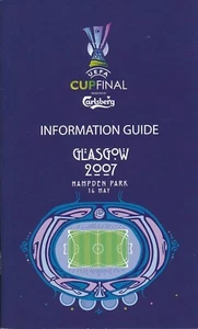 FINAL COPA UEFA 2007 Espanyol v Sevilla - Programa de arreglos/Guía de información - Imagen 1 de 1
