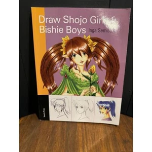 Draw Shojo Girls & Bishie Boys by Inga Semisow - Manga Art Instruction Book - Picture 1 of 3