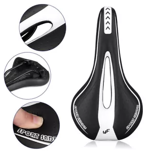 Bicycle Seat Bike Cycle MTB Saddle Road Mountain Sports Soft Gel Pad Cushion UK - Picture 1 of 23