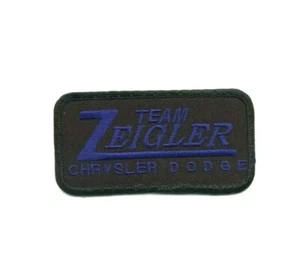 Team Ziegler Chrysler Dodge Kalamazoo MI Michigan 4"x2" Tab Advertising Patch - Picture 1 of 1