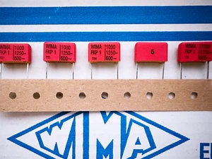 5PCS FKP1R011004B00JF00 WIMA 1nF 5% 1.25kV Polypropylene Film Capacitor 15mm - Picture 1 of 2