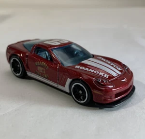 Hot Wheels 11 Corvette Grand Sport Red Roanoke Fire-EMS Loose - Picture 1 of 9