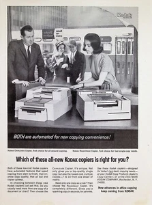 VINTAGE 1960s Print Ad ~ Kodak Cavalcade and Readyprint  Copier's ~ First Choice - Picture 1 of 1