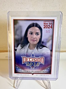 1/1 • 2024 DECISIÓN AOC Púrpura - Día de las Elecciones 2024 Alexandria Ocasio Cortez - Imagen 1 de 4