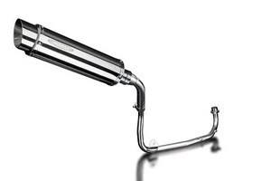 Honda Grom 125 Full 1-1 Exhaust 14" Stainless Round Muffler Tail Tidy 14 15 - Picture 1 of 3