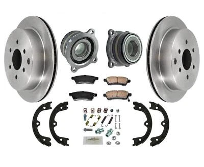 Nuevas almohadillas de rotores de disco traseros con cojinete de rueda trasera para Nissan Xterra 2005 2015 Foto 1 de 4