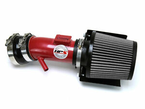 HPS Shortram Air Intake Kit + Shield for Nissan 13-16 Pathfinder 3.5L V6 RED 15