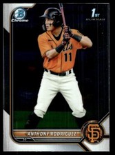 Anthony Rodriguez 2022 Bowman Chrome Prospect Rookie | 1st Card | RC #BCP-26 San