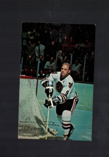 Bobby Hull Chicago Blackhawks 1971 Team Issue Used Postcard