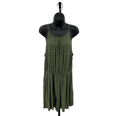 Mameluco antiguo azul marino WMNS L lunares verdes/blancos S/551851-03 sin mangas cuello redondo Foto 1 de 4