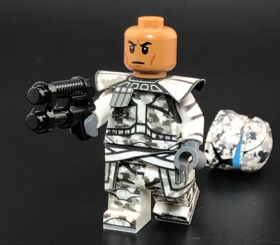 Clone Trooper Custom Printed on official LEGO Star Wars W/CAC helmet - Image 1 of 4