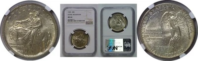 1925 50C Stone Mountain Commemorative Half Dollar - NGC MS-66 - Image 1 of 3