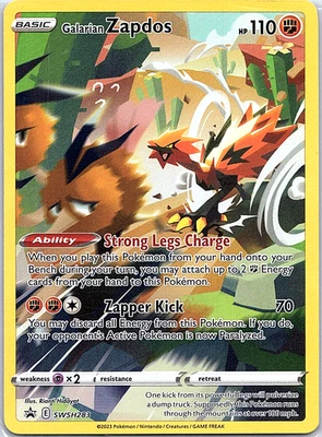 Galarian Zapdos SWSH283 SWSH: Sword & Shield Promo Cards Holo - Image 1 of 2