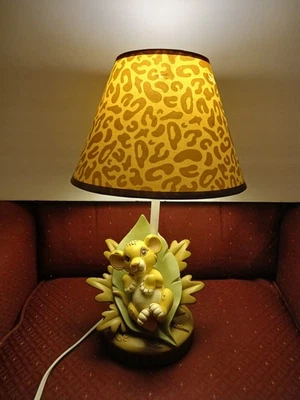 Disney Rey León Simba Base de Lámpara y Pantalla Lámpara Infantil Retirada Probada y Funciona!  Foto 1 de 4