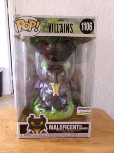 Funko Pop! Disney Villains Maléfica como Dragón #1106 Brilla en la Oscuridad Amz Excl - Imagen 1 de 4