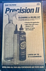 S&B Filters 88-0008 Precision II Cleaning & Oiling Kit (RED Oil) - Picture 1 of 4