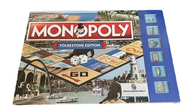Monopoly Folkestone Edition Property Trading Family Board Game 2-6 Players 8+ - Image 1 of 3