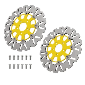 2x Floating Brake Rotor Disc for Harley-Davidson Touring 08-19 Softail 15-24 New - Bild 1 von 15