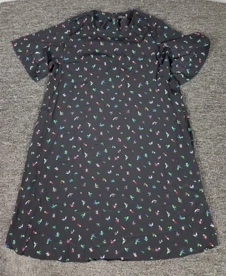 Vestido Stockholm Atelier & Other Stories para mujer 8 estampado de pájaros manga dividida Foto 1 de 4