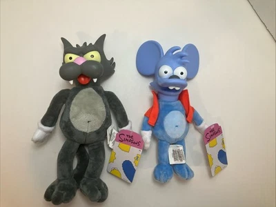 Bonecos de pelúcia 2025 The Simpsons Itchy & Scratchy Jakks Pacific NOVO - Imagem 1 de 4