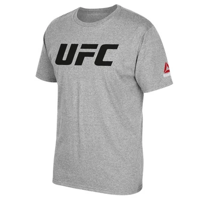 Camiseta para hombre Reebok UFC logotipo principal oficial (gris) Foto 1 de 2
