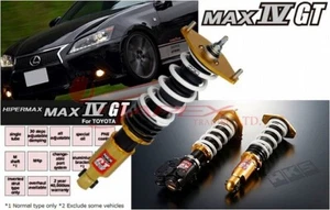 HKS Coilovers HIPERMAX MAX S for IMPREZA GDB EJ20(TURBO) 80300-AF002 - Picture 1 of 5