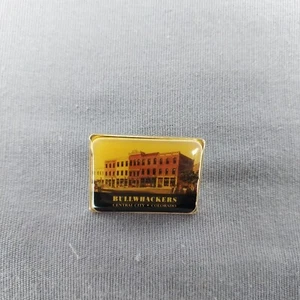 Bullwhackers Central City Colorado CO Metall Emaille 1"" x3/4"" Pinback Reversmütze - Bild 1 von 2
