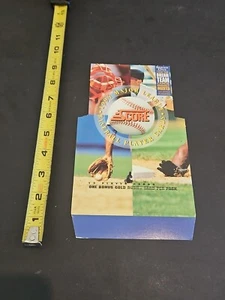 1994 SCORE BASEBALL FACTORY EMPTY BOX TOP ONLY GREAT FOR SET LABELS - Picture 1 of 2