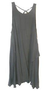 SILENCE + NOISE g Women's NWT($69) DRESS Size Small black flared knee length - Picture 1 of 6