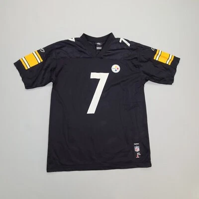 Camiseta Ben Roethlisberger Niños Extra Grande Negra Steelers NFL Fútbol Juvenil Niño Foto 1 de 4