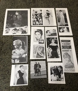 BRIGITTE BARDOT - Surtido de páginas de fotos para recortar libros - algunas de 2 caras - Imagen 1 de 2