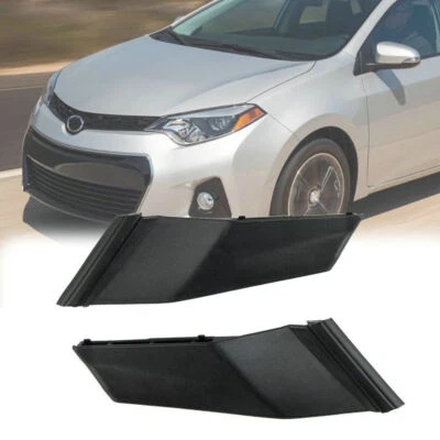 1 par de molduras de extensión de capó lateral limpiaparabrisas delantero para Toyota Corolla 2014-2019 Foto 1 de 4