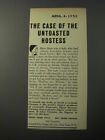 1953 Cinzano Vermouth Ad - The Case Of The Untoasted Hostess