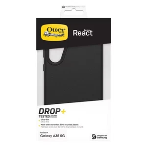 OtterBox React - Samsung A35 5G - Black - Picture 1 of 4