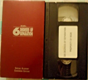 Six (6) Degrees of Separation Special Academy Screening Edition VHS Will smith - Picture 1 of 2