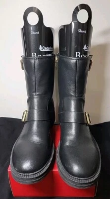 Motociclista DKNY Isabetta negro dorado para mujer 8,5 Foto 1 de 4