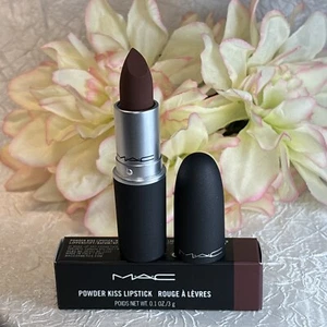 MAC Powder Kiss Lipstick 927 TURN TO THE LEFT Full Size New with Box Free Ship - Picture 1 of 1