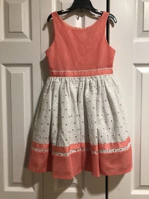 NUEVO Hermoso... Vestido Bloome De Jeune fille Color Melocotón Niñas Talla 7 Foto 1 de 4
